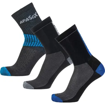 Dámské ponožky APASOX cyklistický set tmavý 35-38 Velikost: 35-38