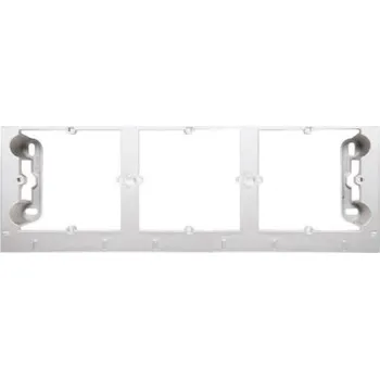 Elektroinstalační krabice Kontakt-Simon Krabice na omítku 3-násobná, Simon 54 premium bílá