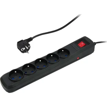 Prodlužovací kabel Armac Prodlužovačka s vypínačem 1,5m R-5 černý