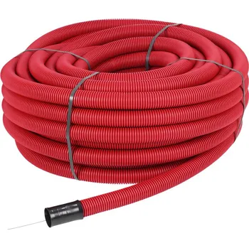 kabelová chránička PRODOMOS line Chránička kabelu 110 mm dvouplášťová 50 m červená | cena za m