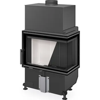 Krbová vložka Romotop HEAT L 4G S 60.44.33.26 - rohová krbová vložka - Levé provedení, černý Igniton