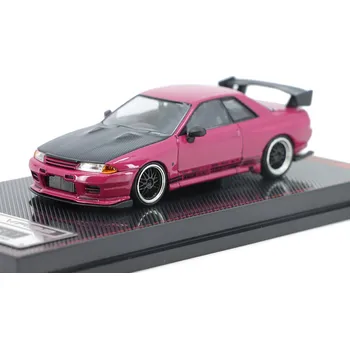 autíčko Nissan GT-R VR32 Top Secret červený 1:64 - Ignition model Nissan GTR VR 32 Top Secret - kovový model auta 1/64