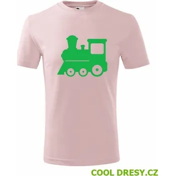 Chlapecké tričko Dětské tričko s mašinkou 1 - Barva: růžová, Velikost 10let