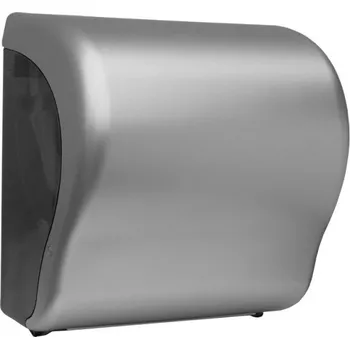 Merida MECHANICKÝ podavač papírových ručníků v rolích UNIQUE SILVER LINE lesklý maxi