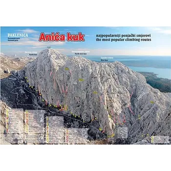 Mapa Paklenica Anica kuk Panoramic map