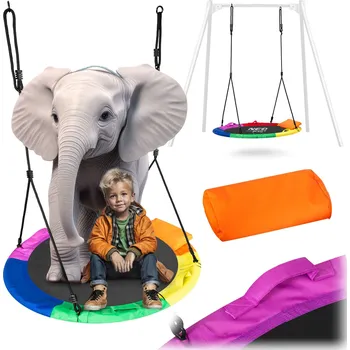 Dětská houpačka Neo-Sport Houpací kruh Swingo XXL vícebarevný 95 cm