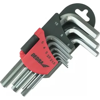 Dílna DEDRA Imbusové klíče krátké 06F200