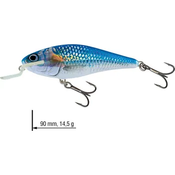 Umělá nástraha Wobler Executor SALMO 9 cm - Color: HOLO SHINER