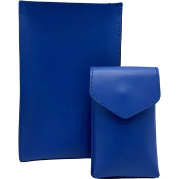 Kabelka Dámská kožená kabelka Letty ruga Barva: Modrá