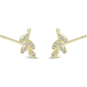 Náušnice Pozlacené náušnice ve tvaru lístků 3766