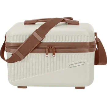 Kosmetická taška Travelite Bali Beautycase White/cognac
