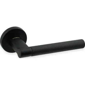 Dveřní kování Cobra dveřní kování NEXUS-R (ČERNÁ) Provedení: klika/klika bez rozet