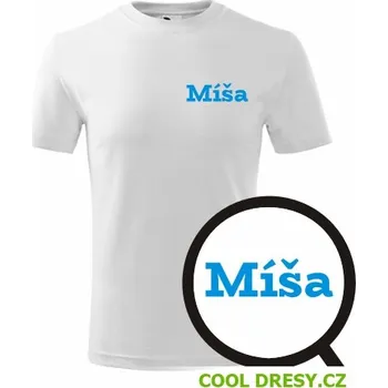 Dětské tričko Míša - Barva: bílá, Velikost 8let