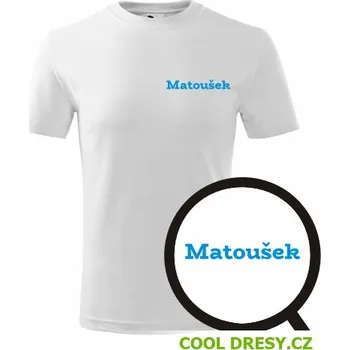 Chlapecké tričko Dětské tričko Matoušek - Barva: bílá, Velikost 6let