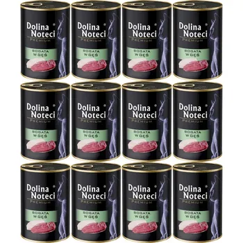 Krmivo pro kočku DOLINA NOTECI Premium Bohatá na husu – mokré krmivo pro kočky – 12×400 g