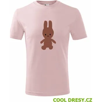 Chlapecké tričko Dětské tričko s plyšákem 1 - Barva: růžová, Velikost 6let