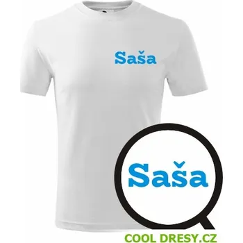Dětské tričko Saša - Barva: bílá, Velikost 8let