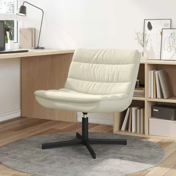 Otočná židle Krémová 63 x 75 x 76 cm PU IM_42007340