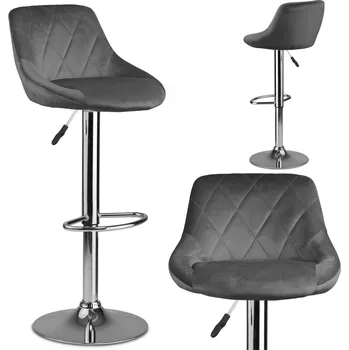 Barová židle Sofotel Barová židle s opěradlem Nerra šedá