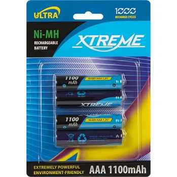Článková baterie Nabíjecí baterie AAA R3 Ni-MH 1100mAh XTREME