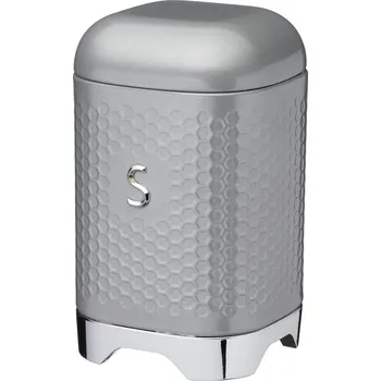 Dóza na potraviny Kitchen Craft Kovová dóza na cukr Lovello šedá