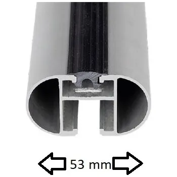 Hliníkové příčníky střešního nosiče AERO 1,07 m s uzamykáním (sada 2 ks) AMOS - bagażniki dachowe/roof racks