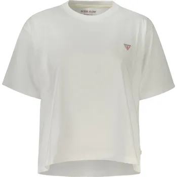 Dámské tričko Bílé dámské crop tričko GUESS JEANS Other 3395009