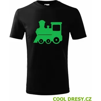 Chlapecké tričko Dětské tričko s mašinkou 1 - Barva: černá, Velikost 4roky