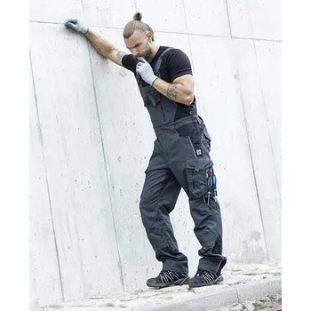 montérky Kalhoty s laclem ARDON®VISION zkrácené tmavě šedá S šedé odstíny XL