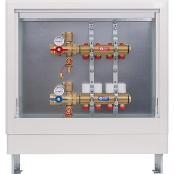 rozdělovač topení GIACOMINI Kompletní rozdělovač R553D se skříní 1" x 18 / 2 - skříň A (R553DKA22CZ)