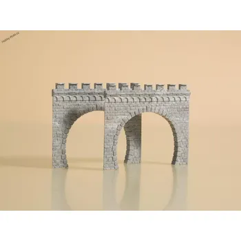 Modelová železnice Tunelové portály - dvoukolejný tunel TT - Auhagen 43609