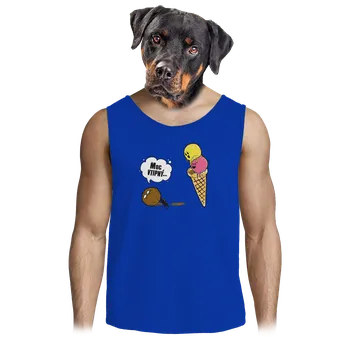 Pánské tílko Bastard Moc vtipný pánské tílko Royal Blue