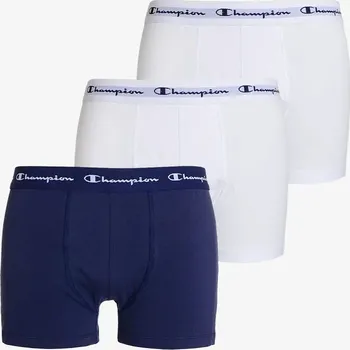 pánské boxerky CHAMPION - WHITE/NAVY - 3 ks - 3XL (Champion Mens Boxer 3Pk)