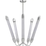 Ocelové závěsné svítidlo ve stříbrné barvě se skleněným stínidlem ø 86 cm Lemon Squeeze – UMAGE ID_1795614