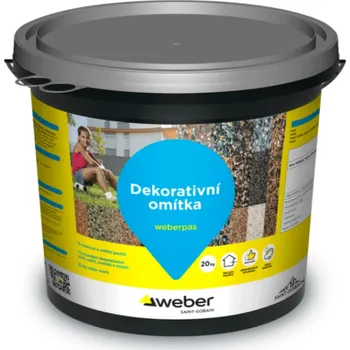 Fasádní barva Weberpas design stone - 20 kg DE ST 12 (ks) - množstevní sleva při odběru nad 15 000 Kč
