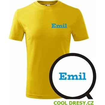 Chlapecké oblečení Dětské tričko Emil - Barva: žlutá, Velikost 6let