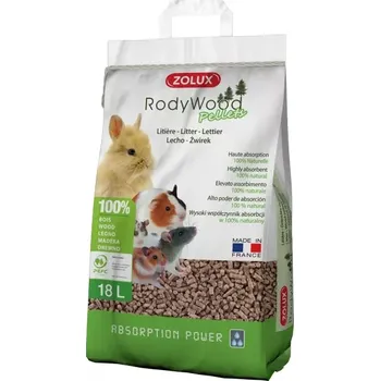 Podestýlka pro hlodavce Zolux Podestýlka RodyWood Pellets 18l