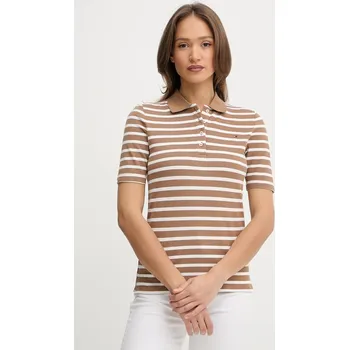 Pánské tričko Polo tričko Tommy Hilfiger WW0WW43224 hnědá 82C, vel. XXL