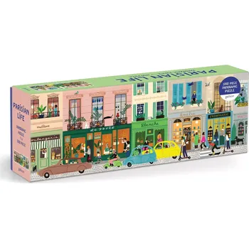 Puzzle GALISON Panoramatické Pařížský život 1000 dílků