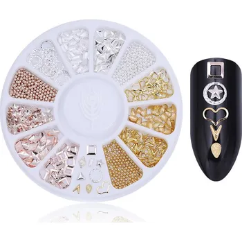 CuteNails Ozdoby na nehty - Metal ornaments