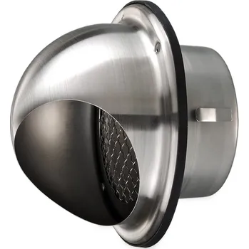 Větrací mřížka VENTS Mřížka nerezová kruhová větrací MVM 102bVs nerez