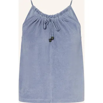 Juvia Dámský Froté Top Floretta, černošedá, 34