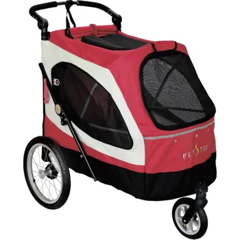 Kočárek Show Tech Petstro 3-Wheel Buggy Red/Grey - L