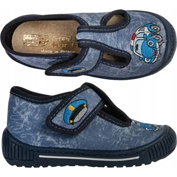 Chlapecké tenisky 3F Freedom for feet 3F PAPUČKY chlapecké Saturn Policie 2SK8/10 Velikost: 25