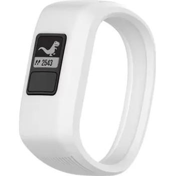 eses Silikonový náramek pro Garmin VívoFit Junior 1 a 2, Vívofit 3 - Velikost L, bílý