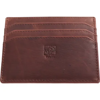 Peněženka Kožené ručně vyrobené pouzdro na karty Kubát / hnědá/760142 chesnut