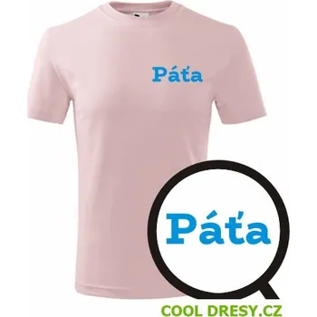 Dětské tričko Páťa - Barva: růžová, Velikost 8let