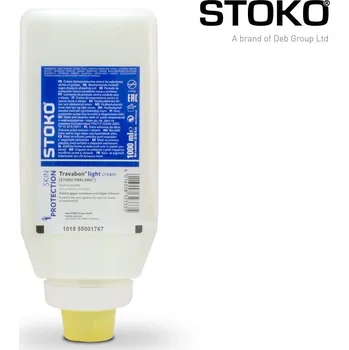 Tělový krém STOKO TRAVABON(LIGHT) 1000ml náplň do dávkovače