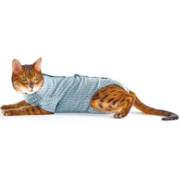 Obleček pro psa KRUUSE BUSTER BODY SUIT STEP'N GO FOR CATS MODRÝ Velikost: S 274104