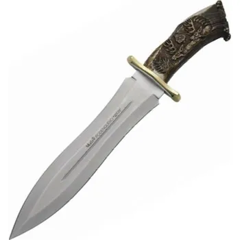 lovecký nůž PODENQUERO-GV Muela Carved crown stag, deer scéna